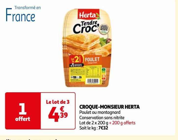 CROQUE-MONSIEUR HERTA