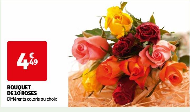 BOUQUET DE 10 ROSES