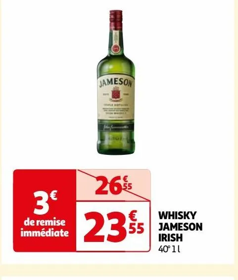 whisky jameson irish