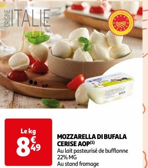 MOZZARELLA DI BUFALA CERISE AOP