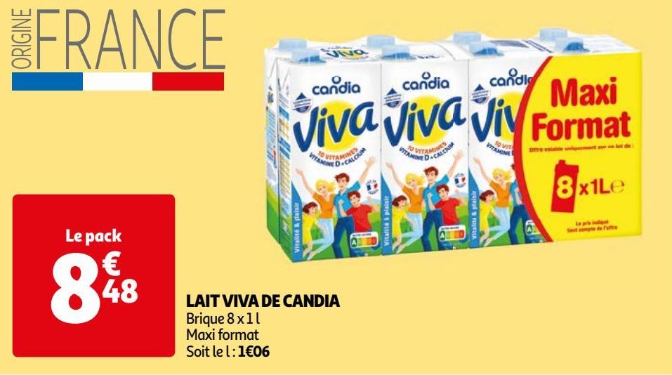 LAIT VIVA DE CANDIA