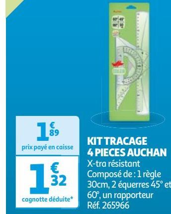 KITTRACAGE 4 PIECES AUCHAN