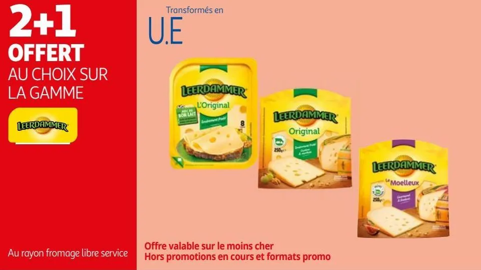 la gamme fromage leerdammer