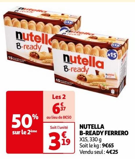 NUTELLA B-READY FERRERO