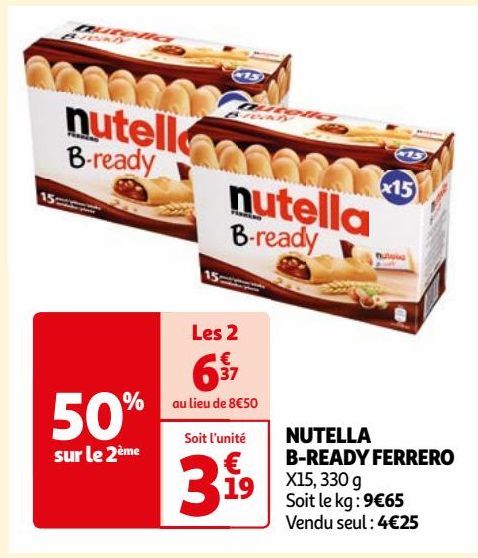 NUTELLA B-READY FERRERO