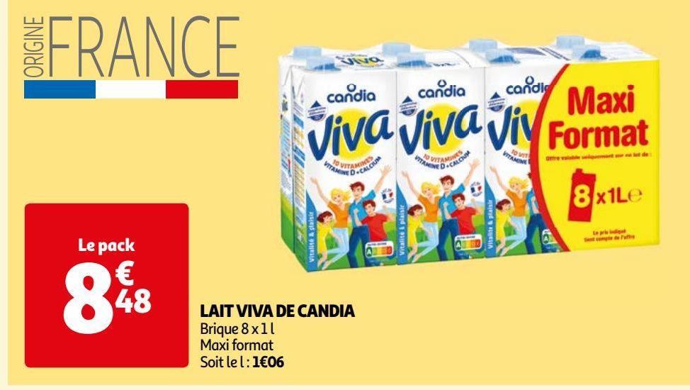 LAIT VIVA DE CANDIA