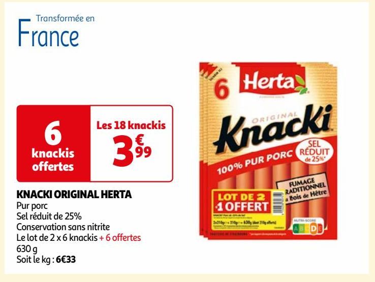 KNACKI ORIGINAL HERTA