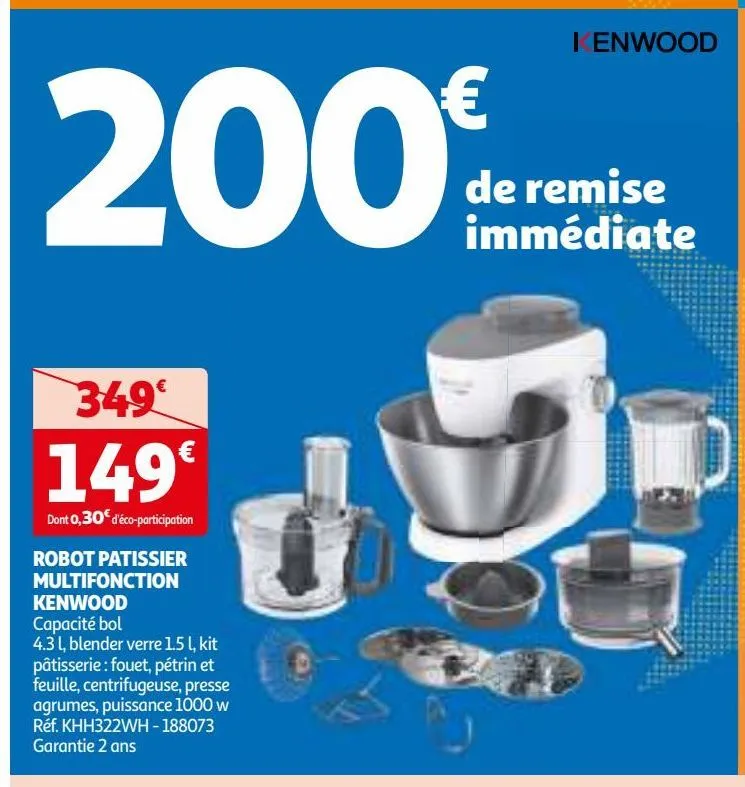 robot patissier multifonction kenwood