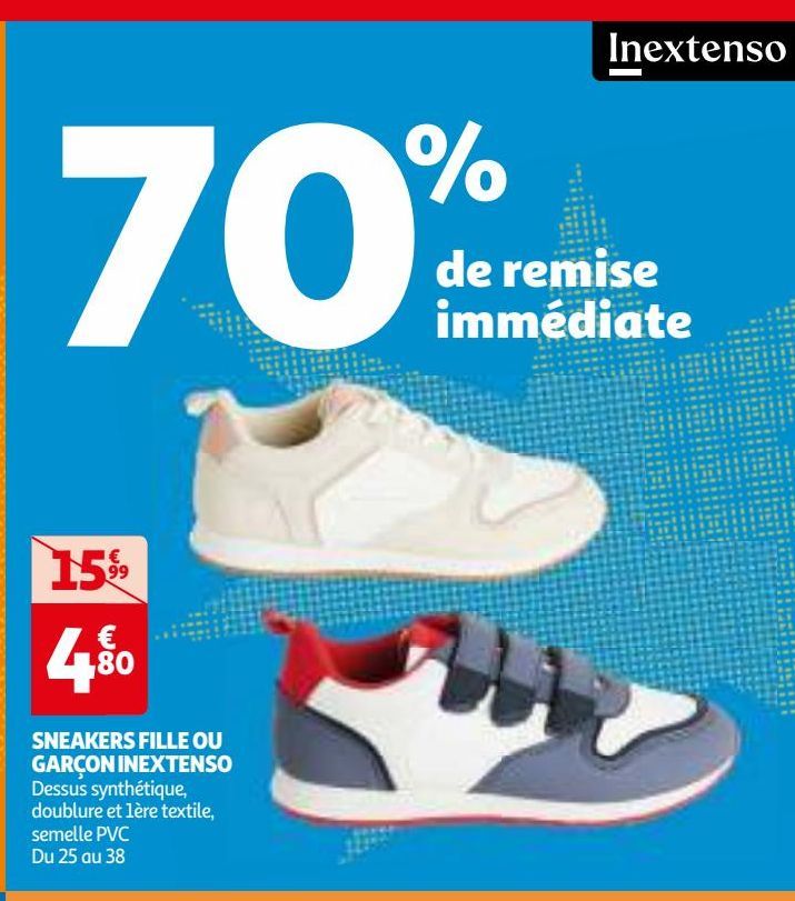 SNEAKERS FILLE OU GARÇON INEXTENSO