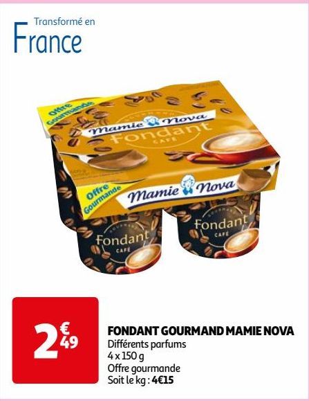 FONDANT GOURMAND MAMIE NOVA