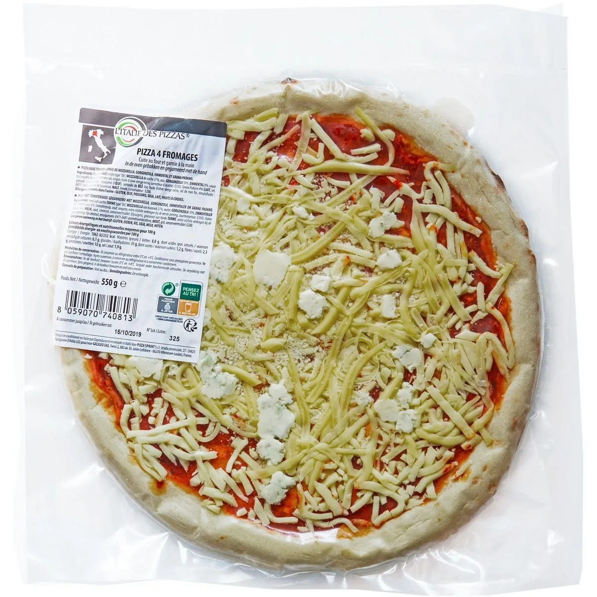 pizza 4 fromages