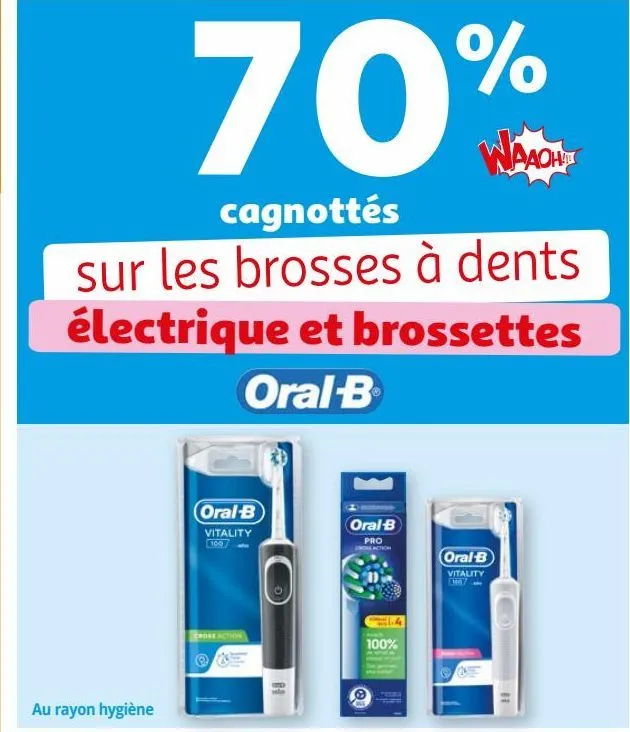 sur les brosses à dents électrique et brossettes