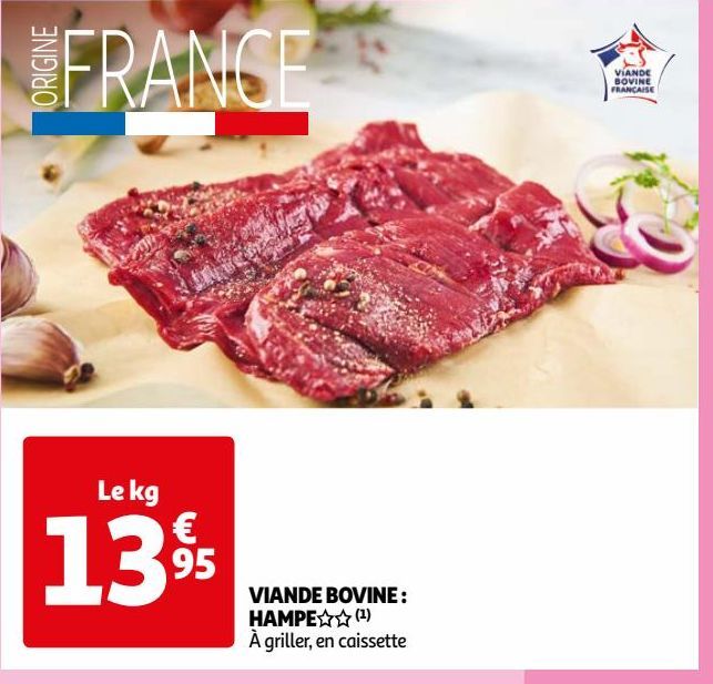 VIANDE BOVINE : HAMPE