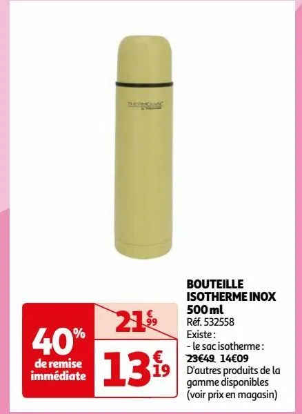 bouteille isotherme inox 500 ml