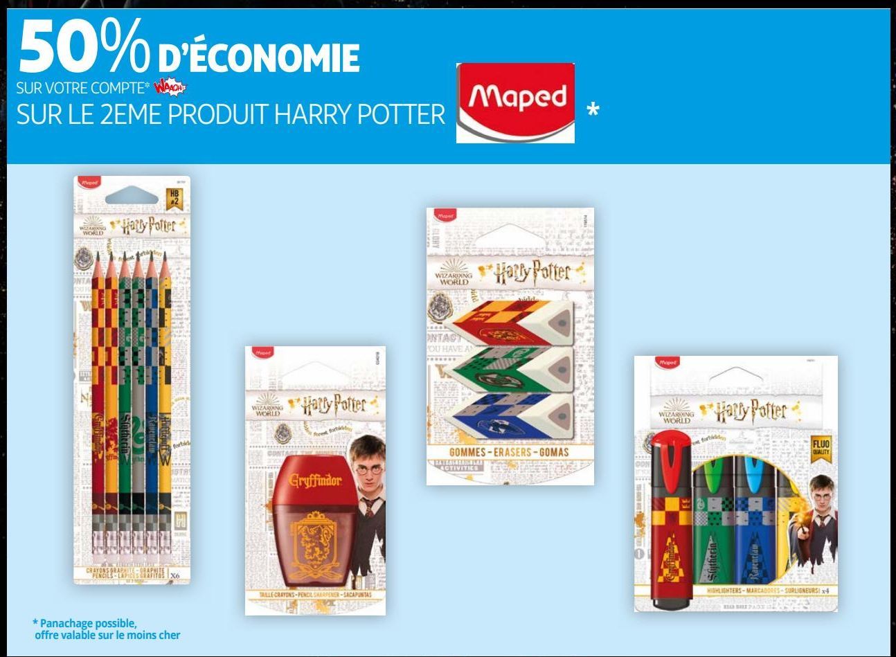 SUR LE 2EME PRODUIT HARRY POTTER Maped