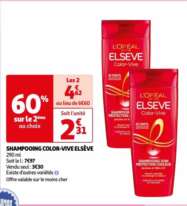 SHAMPOOING COLOR-VIVE ELSÈVE