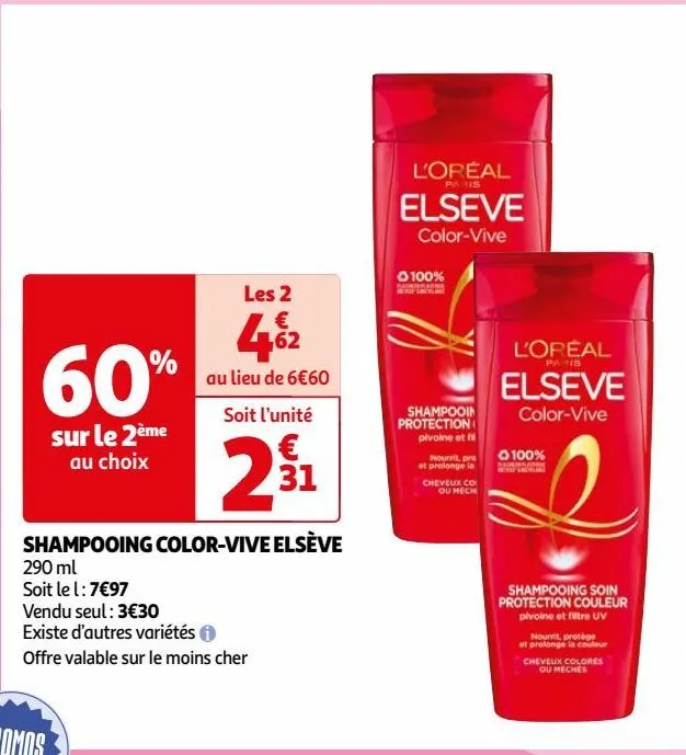 shampooing color-vive elsève
