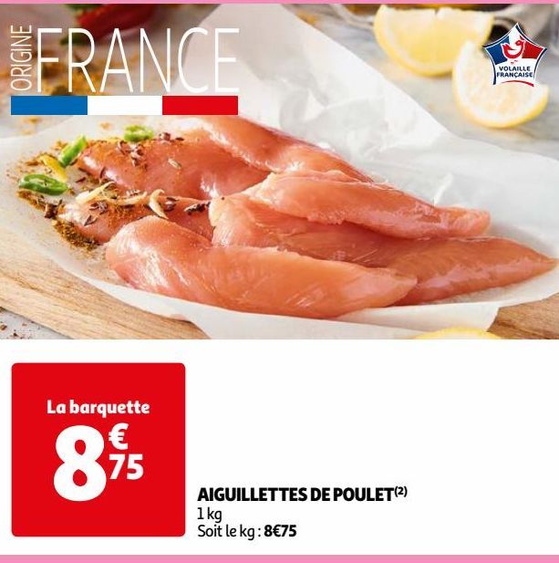 AIGUILLETTES DE POULET