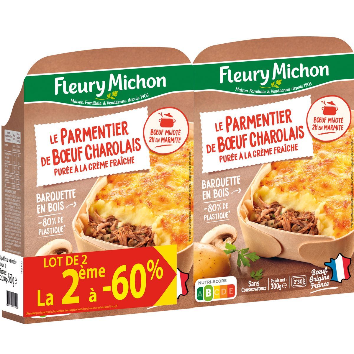 PLAT CUISINÉ FLEURY MICHON