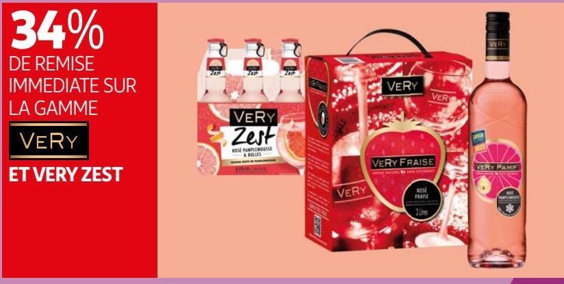  LA GAMME VERY ET VERY ZEST 