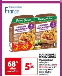 plats cuisinés Fleury Michon