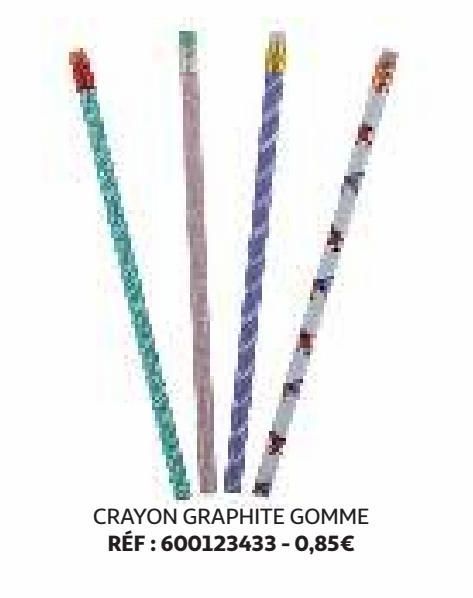 CRAYON GRAPHITE GOMME 