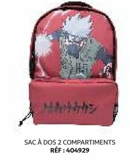 sac à dos 2 compartiments 