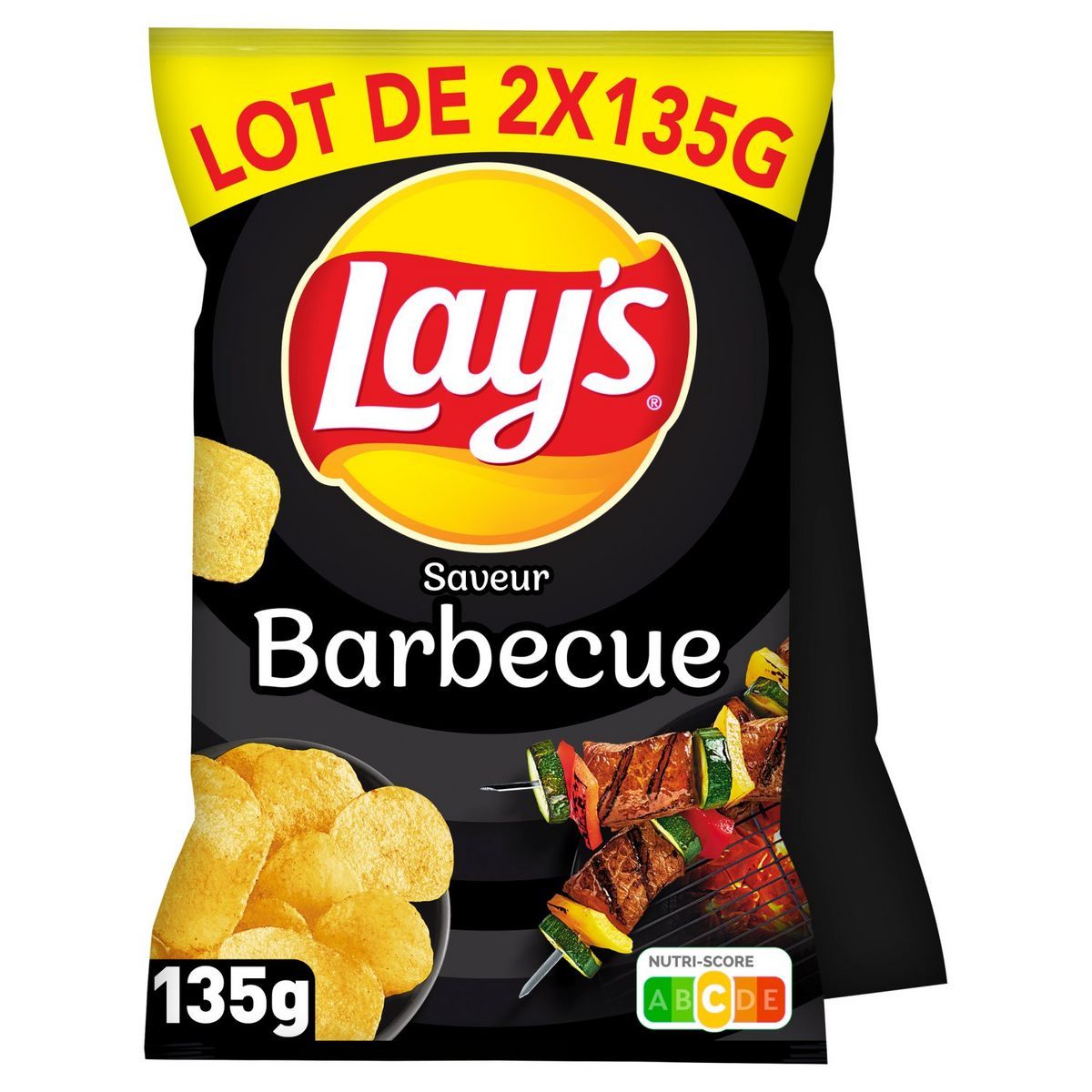 CHIPS SAVEUR BARBECUE MACI FORMAT LAY'S 