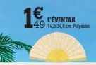 1€  L'ÉVENTAIL 49 cm Pl 