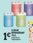 INDONE  1€  MANIC M  LE BLOC RÉFRIGÉRANT 15 cl 45x3x18 cm. Polypropylene. 