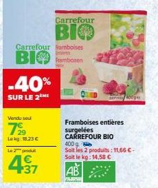 framboises Carrefour