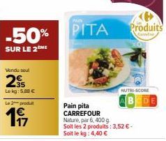 pain pita Carrefour