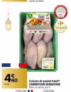 cuisses de poulet Carrefour