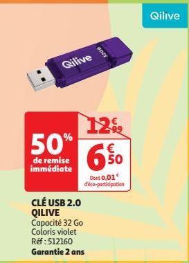 CLÉ USB 2.0 QILIVE