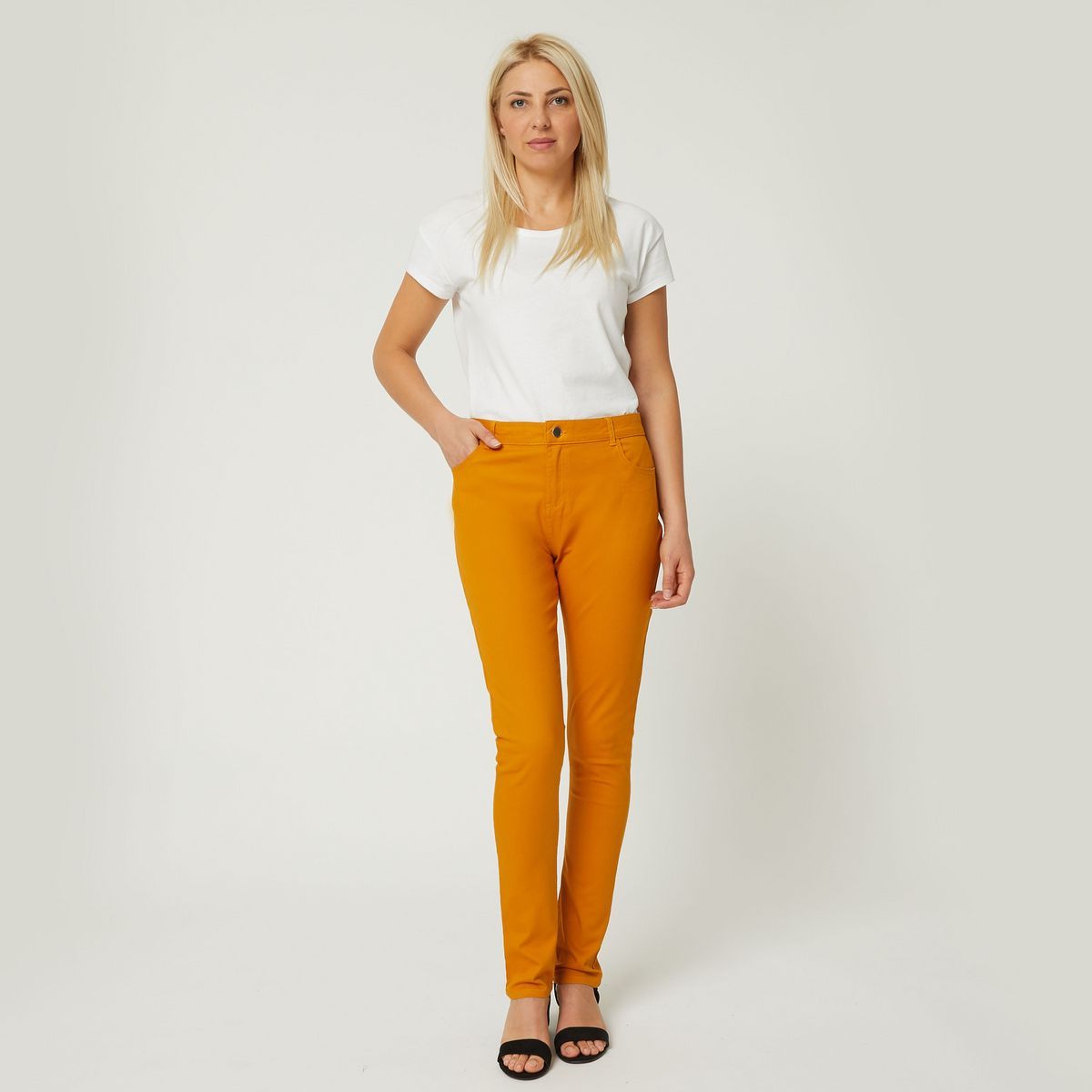 PANTALON SLIM TWILL