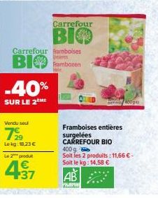 framboises Carrefour