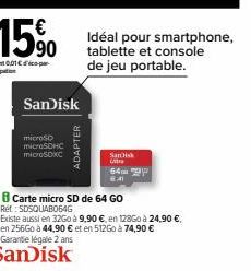 carte Micro SanDisk