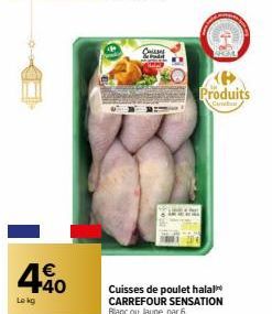 cuisses de poulet Carrefour