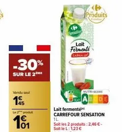 lait carrefour