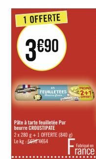 pâte à tarte Promo