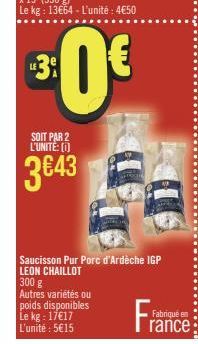 saucisson 