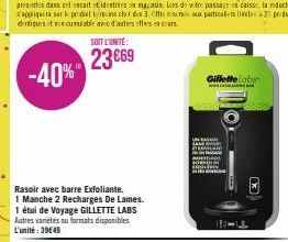 SOIT L'UNITÉ  23669  0  Gillette Labs 