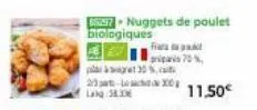 nuggets de poulet 