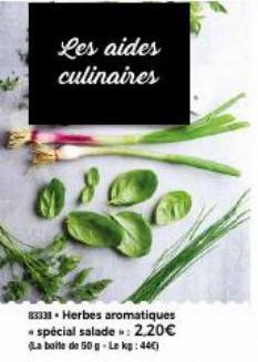 aides culinaires 
