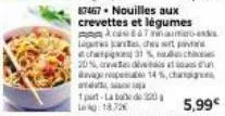 14%, ch  87467 nouilles aux  crevettes et légumes ka 647 latest champige 31%,  20% di  ch 