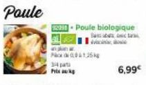 Pace de 0,061,25kg  34 pati  Prix au  32238 Poule biologique  Ba 