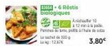 33654.6 Rostis biologiques  Paxes de p  300  1260  And 10  12 in po  3,80€  