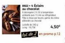 chocolat promo