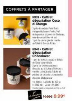 COFFRETS À PARTAGER  80639- Coffret dégustation Coco di Mango  3 pats de sout Put Aphroddhe lapset poirs du Sichuan d  1 pat de ce paclavan and Tr  80640 Coffret dégustation  Chocolover  pet dat d  d 