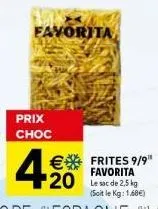 prix choc  4  favorita 